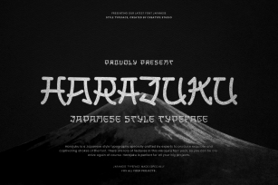 Harajuku Japanese Style Font Download