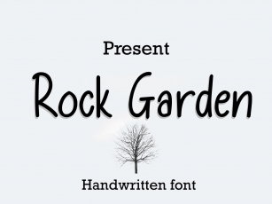 Rock Garden Font Download