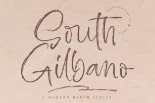 South Gilbano Font Download