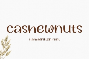 Cashewnuts Font Download
