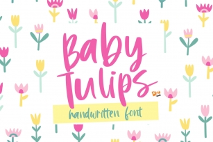 Baby Tulips Font Download
