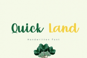Quick Land  Font Download
