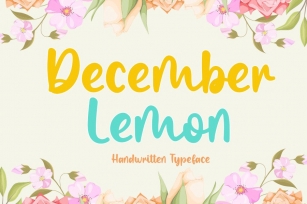 December Lemon Font Download