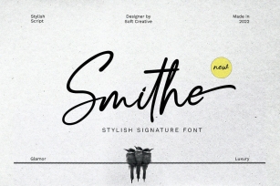 Smithe Signature Font Download