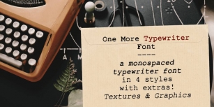 One More Typewriter Font Download