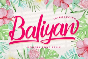 Baliyan | Modern Font Style Font Download