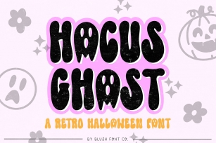 HOCUS GHOST Retro Halloween Font Download
