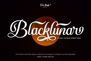 Blacklunar Font Download