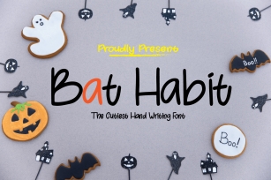 Bat Habit Font Download