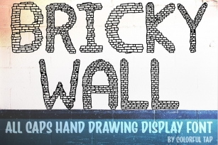 Bricky Wall Font Download