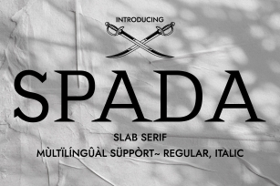 Spada Font Download