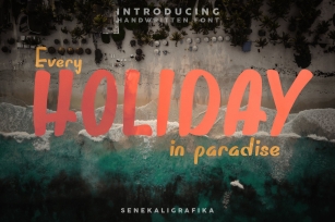 Holiday in Paradise Font Download