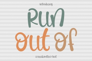 Run out of Font Download