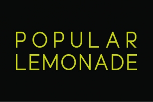 Popular Lemonade Font Download