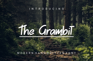 The Grambit Font Download