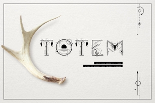 Totem. Mystical Geometric & Graphic Elements Font Download