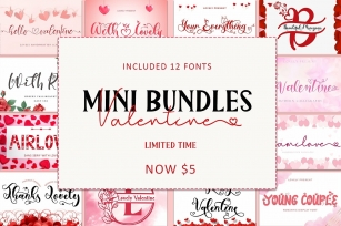 Valentine Mini Bundles Font Download