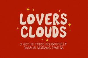 Lovers Clouds Layered Font Download