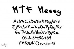 Messy Font Download