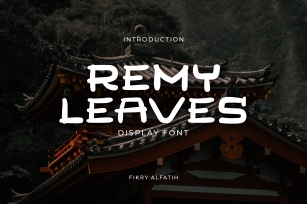 Remy Leaves Font Download