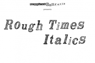 Rough Times Italic Font Download