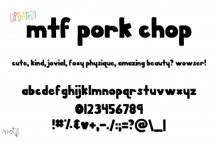 Pork Chop Font Download