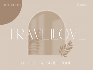 Travel Love Font Download