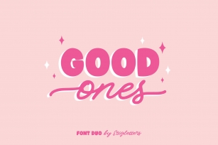 Good Ones Duo Font Download