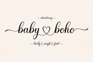Baby Boho Font Download