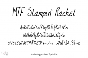 Stampin' Rachel Font Download