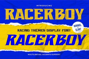 Racerboy Font Download