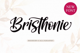 Bristhonie Font Download