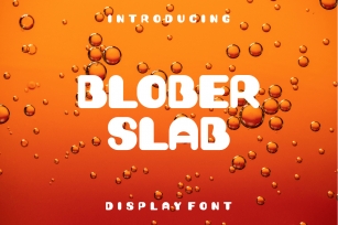 Blober Slab Font Download