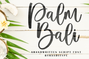 Palm Bali Font Download