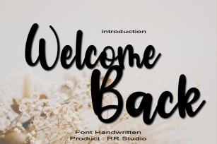 Welcome Back Font Download