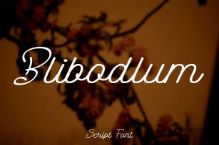 Blibodlum Font Download