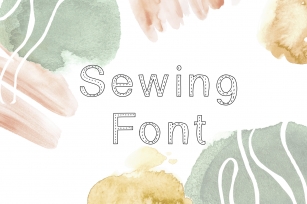 Sewing Font Download