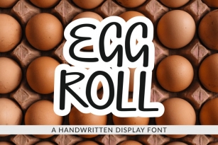 Egg Roll Font Download