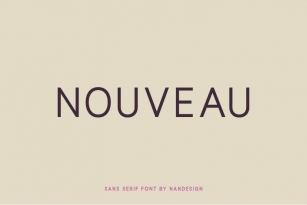 Nouveau Font Download