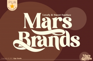 Mars Brands Font Download