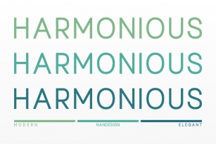 Harmonious Font Download