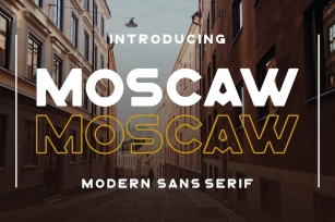 MOSCAW Font Font Download