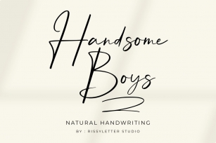 Handsome Boys Font Download