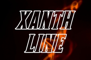 XANTH LINE FONT Font Download