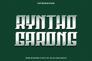 Ryntho Garong Font Download