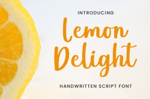 Lemon Delight Font Download