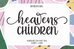 Heavens Children Duo Font Download