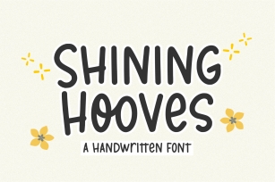 Shining Hooves Font Download