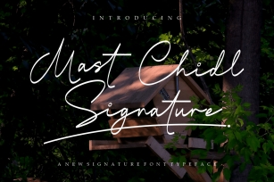 Mast Child Signature Font Download