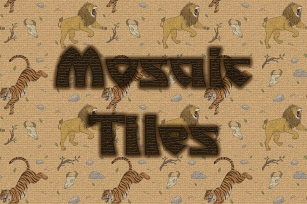 Mosaic Tiles Font Download
